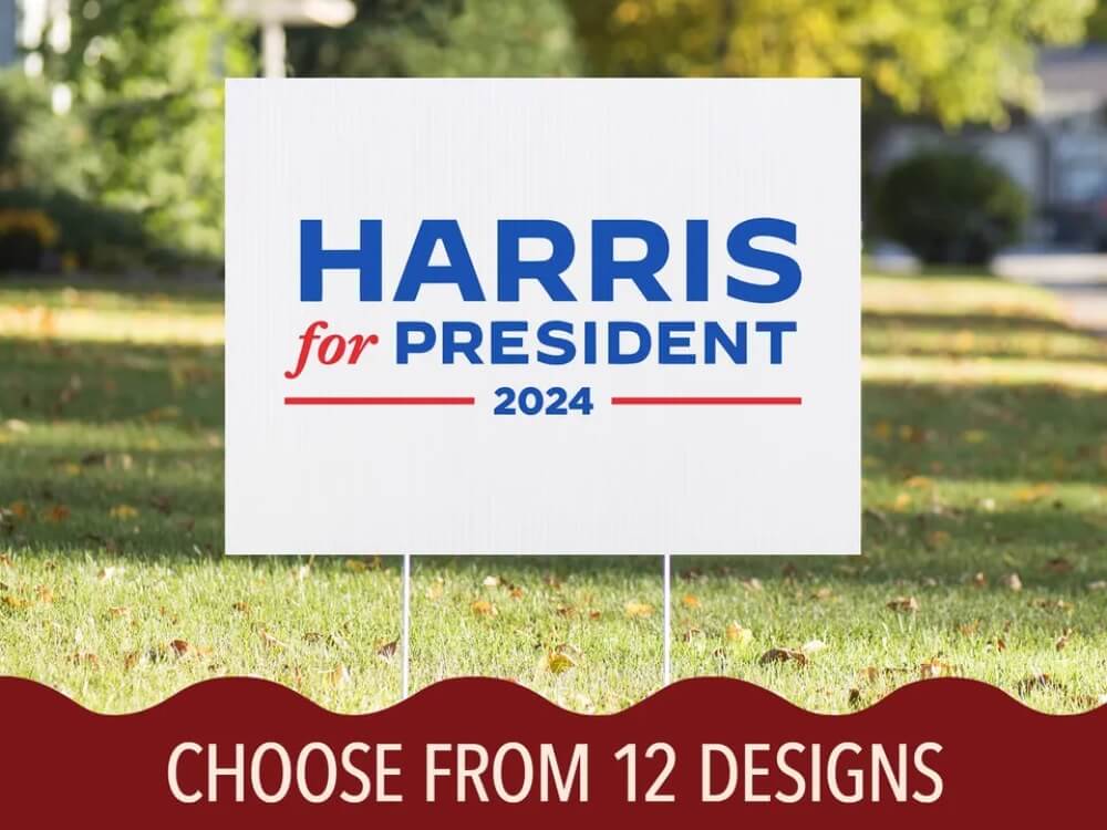 political yard signs new jersey